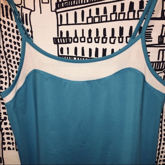 Blue Active Mesh Tank - Picture 2 of 2
